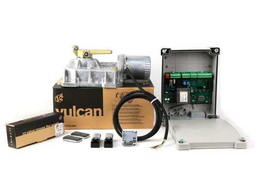 Chi tiết đi kèm bộ sản phẩm motor cổng âm sàn Chi tiết bộ sản phẩm động cơ cổng âm sàn tự động