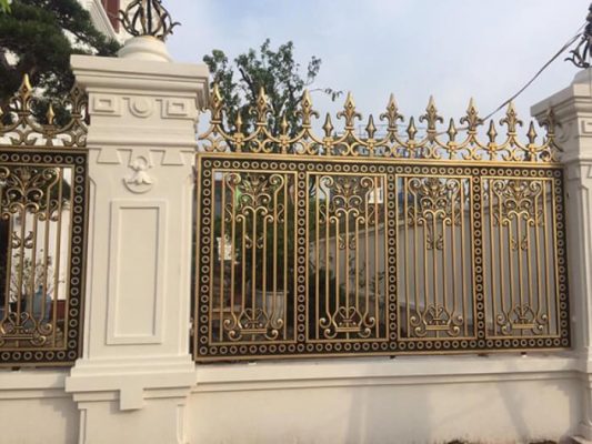 Hàng rào nhôm đúc phù hợp với nhiều công trình khác nhau