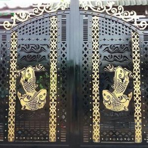 Mẫu cổng sắt CNC 2 cánh đẹp 8
