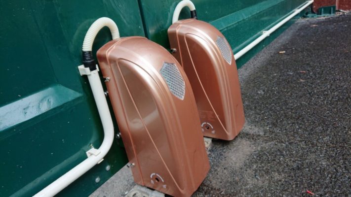 Motor cổng con rùa 2000kg gồm 4 remote