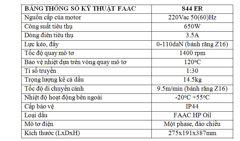 cổng trượt tự động FAAC 4 cổng trượt tự động FAAC 4