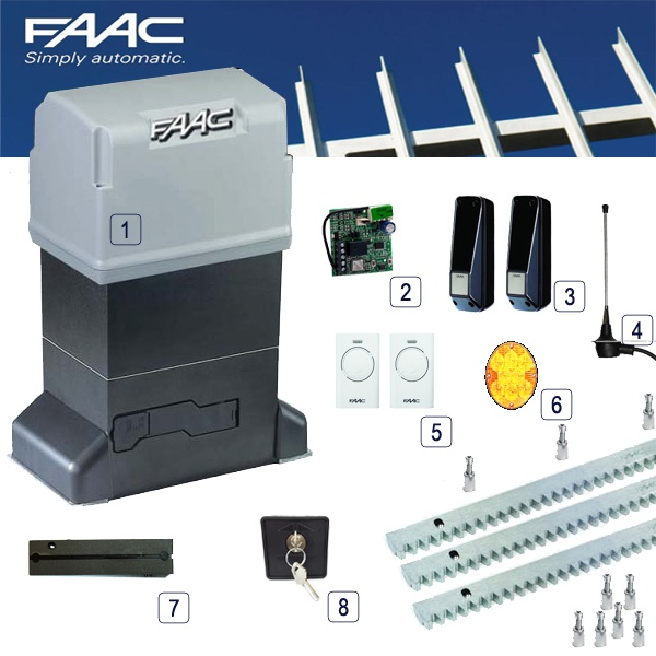 cổng trượt tự động FAAC 5 cổng trượt tự động FAAC 5