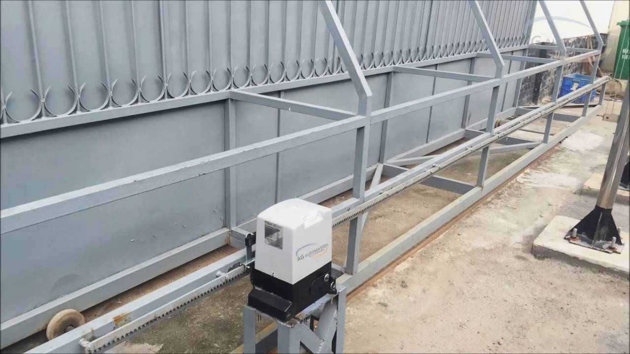 lắp đặt motor cổng trượt an toàn nhanh chóng
